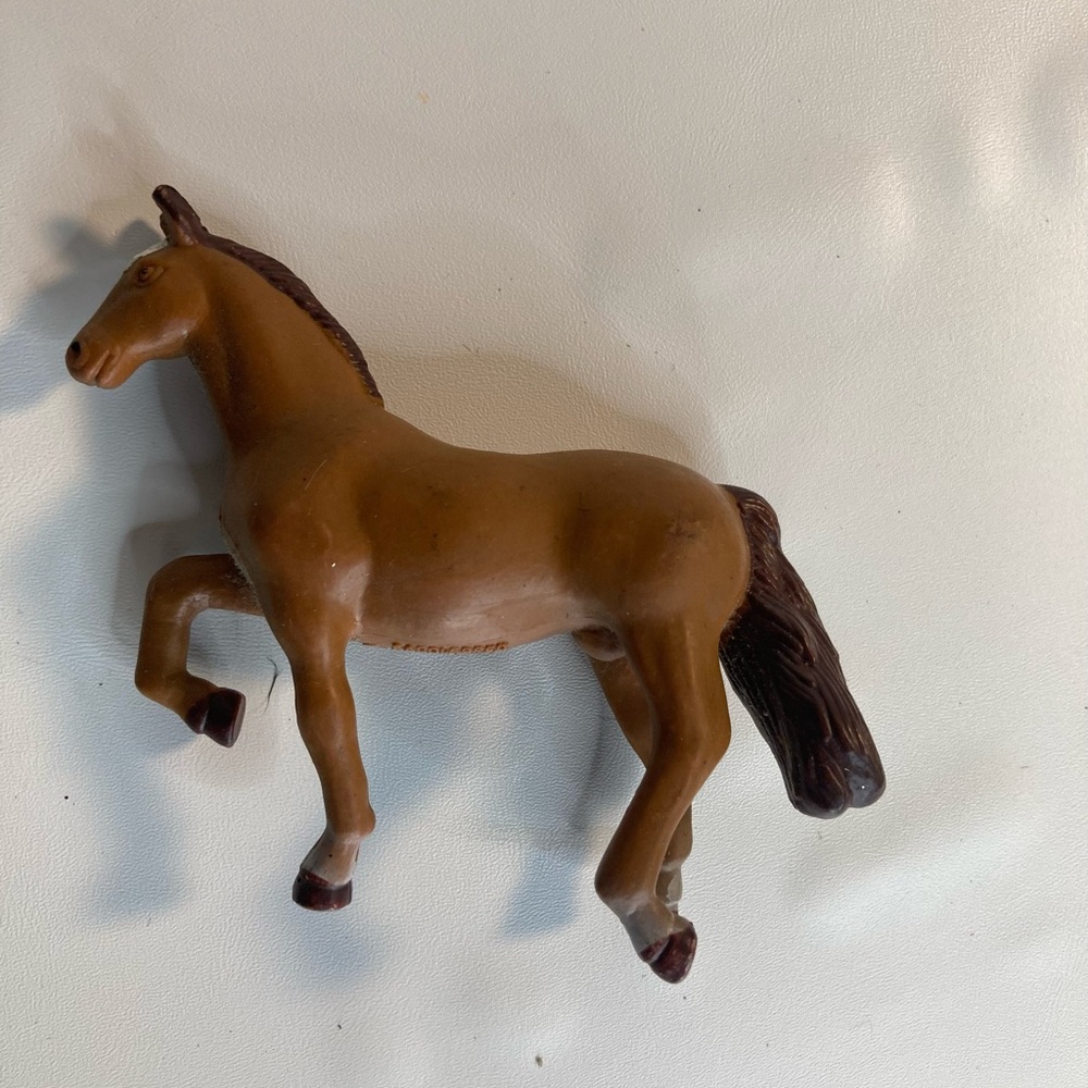 Vintage 1986 Funrise Plastic Toy Thoroughbred Horse